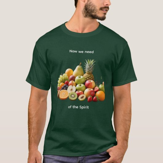 A modern and Minimalist Fruits of Spirit Tシャツ (正面)