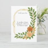 A modern classic for your big day. 招待状 (スタンド正面)