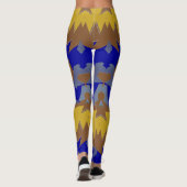 A modern multicolor seamless "Ratti_Creative_Arts" レギンス (裏面)