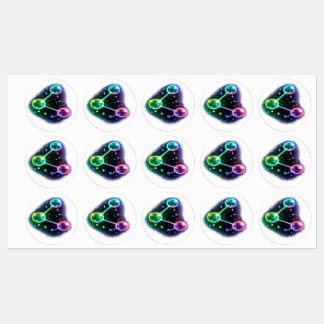 A Molecule sticker. ラベル