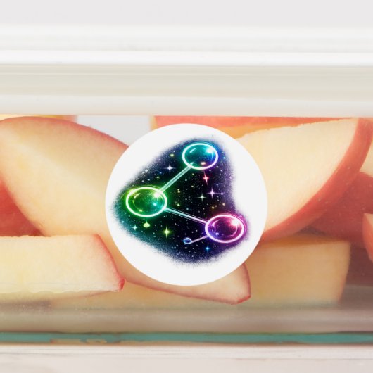 A Molecule sticker. ラベル (貼付)