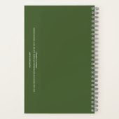 A Moment to 祝 Notebook ノートブック (裏面)