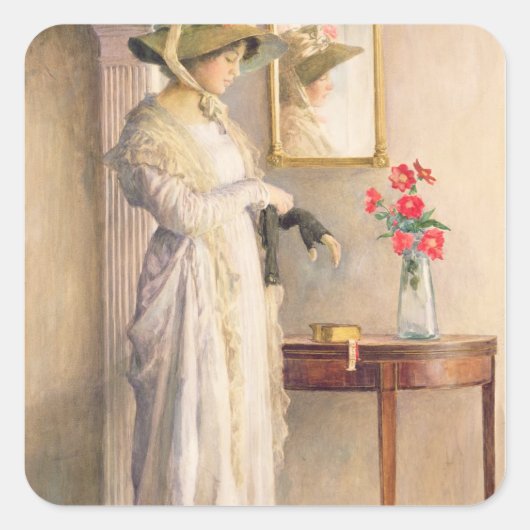 A Moment's Reflection, 1909 スクエアシール (正面)