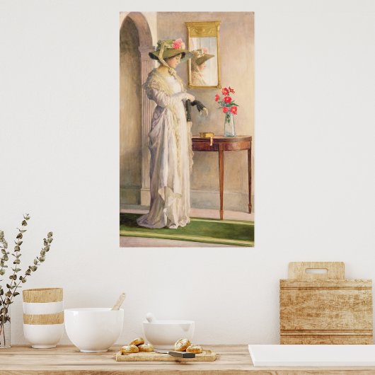 A Moment's Reflection, 1909 ポスター (キッチン)