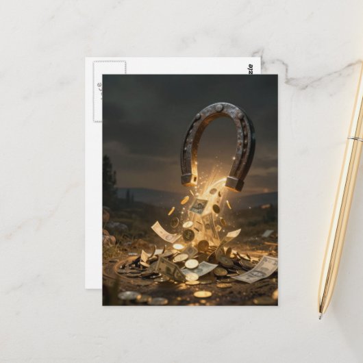 A Money Magnet AI Art ポストカード (正面/裏面インサイチュ)