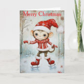 A Monkey Ice Skating シーズンカード (正面)