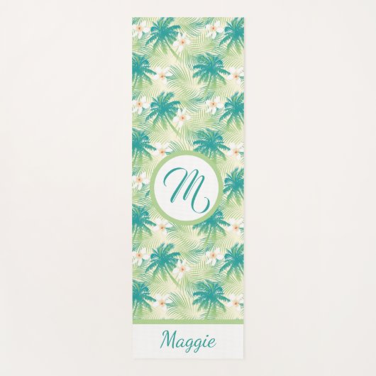 A Monogrammed Tropical Summer ヨガマット (正面)