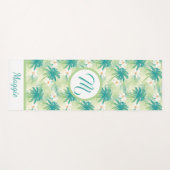 A Monogrammed Tropical Summer ヨガマット (正面(横))