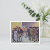 A Morning at Tattersall's (キャンバス上の油) ポストカード (スタンド正面)