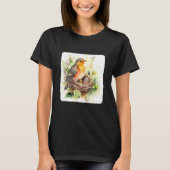 A Mother Bird Feeding Her Chicks Bird Feeding Youn Tシャツ (正面)