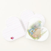 A mother rabbit with a baby rabbit Spiral Notebook ノートブック (内部)