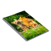 A Mother’s Kiss Wildlife Nature Art Print ノートブック (右側)