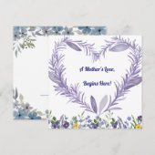 A Mother’s Love Begins Here – First Mother's Day シーズンカード (正面/裏面)