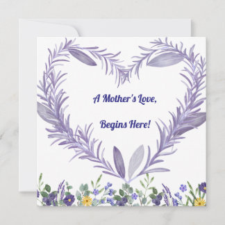 A Mother’s Love Begins Here – First Mother's Day シーズンカード