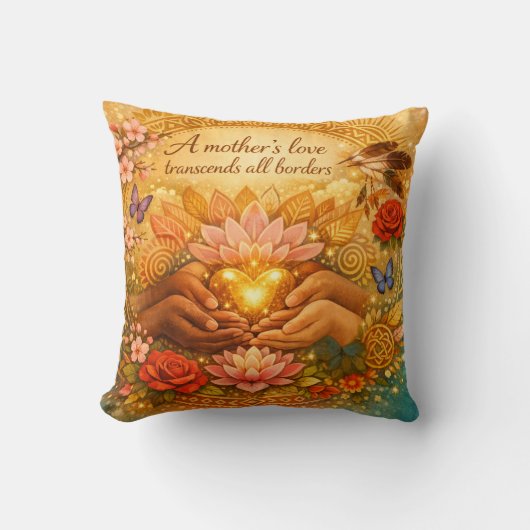 A Mother’s Love — Decorative Pillow クッション (正面)