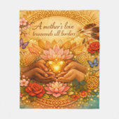 A Mother’s Love — Fleece Blanket フリースブランケット (正面)