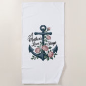 A Mother’s Love Stays ビーチタオル (正面)