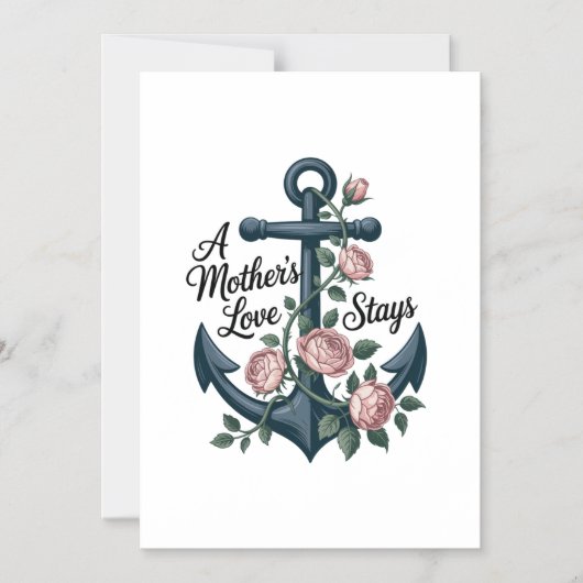 A Mother’s Love Stays マグネット招待状 (正面)