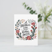 A Mother's Care Mends Broken Spirits インビテーションポストカード (スタンド正面)
