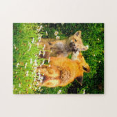 A Mother's Kiss Wildlife Nature Art Print ジグソーパズル (横)