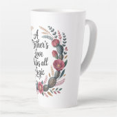 A Mother's Love Defies All Logic カフェラテマグ (右アングル)