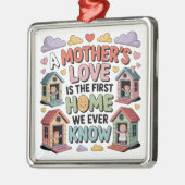 A Mother's Love Is The First Home We Ever Know メタルオーナメント (左)
