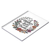 A Mother's Spirit Never Breaks ノートブック (左側)