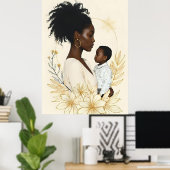 A Mother's Unspoken Strength ポスター (ホームオフィス)