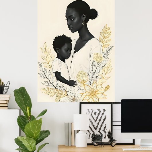 A Mother's Unspoken Strength I ポスター (ホームオフィス)