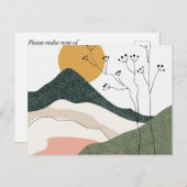 A MOUNTAIN RELOCATION POSTCARD シーズンポストカード (正面/裏面)