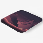 A mountain sunset illustration        ペーパープレート (傾斜あり)