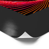 A Much Manipulated Mandelbrot Fractal Square ポスター (コーナー)