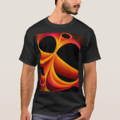 A Much Manipulated Mandelbrot Fractal Tシャツ (正面)