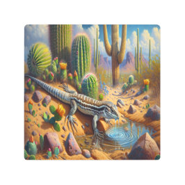 「A Much Needed Drink」油スタイルプリント メタルプリント