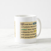 A mug for sharing your pro-life beliefs. コーヒーマグカップ (正面右)