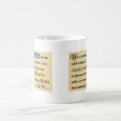 A mug for sharing your pro-life beliefs. コーヒーマグカップ (中央)