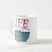 A mug to promote life. コーヒーマグカップ (正面左)