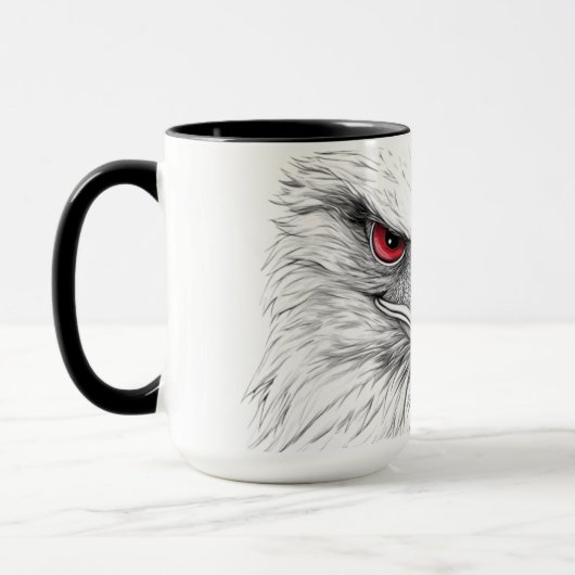 A mug with a picture of a bird マグカップ (左)