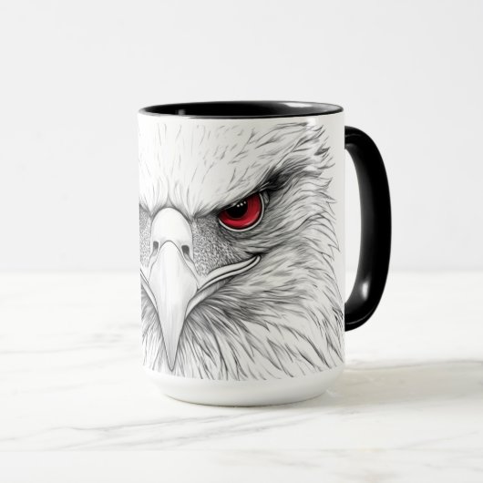 A mug with a picture of a bird マグカップ (正面右)
