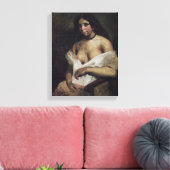 A Mulatto Woman, c.1821-24 キャンバスプリント (インサイチュ (リビング))