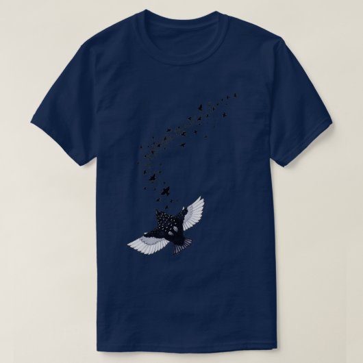 A Murmuration of Starlings Tシャツ (デザイン正面)