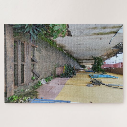 A narrow walkway ジグソーパズル (横)