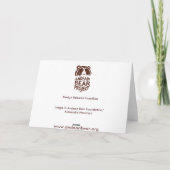 A. Neuman BubuのポートレートNotecard カード (裏面)