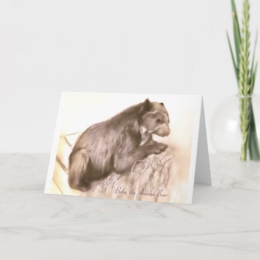 A. Neuman BubuのポートレートNotecard カード (正面)