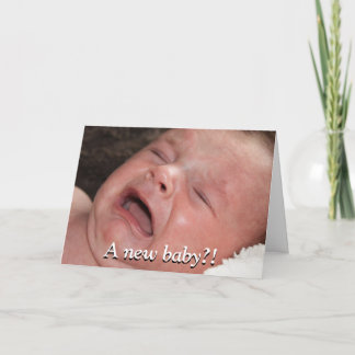 A New Baby?! Good luck with that! Funny カード