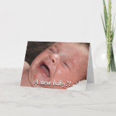 A New Baby?! Good luck with that! Funny カード (正面)