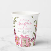 A New Chapter ブックス | 水彩色のウェディングシャワー 紙コップ (正面)