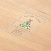 A New Chapter Acrylic Baby Shower Invitation アクリル招待状 (レイダウン)