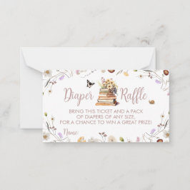 A New Chapter Baby Diaper Raffle Enclosure Card ノートカード
