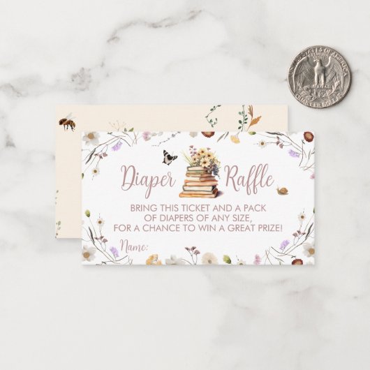 A New Chapter Baby Diaper Raffle Enclosure Card ノートカード (正面/裏面インサイチュ)